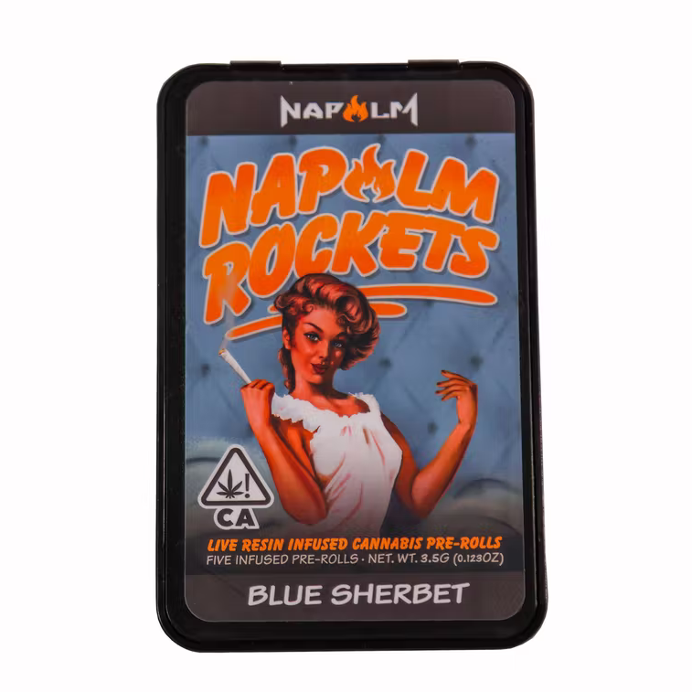 Napalm Rockets Blue Sherbert